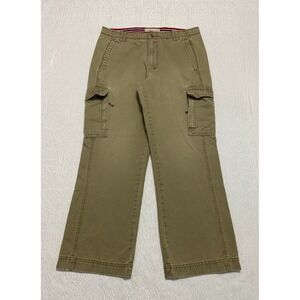 Dockers Collection Mens Cargo Pants 34×29 Relaxed Fit Flat Front Khaki
